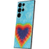 Liquid Blue Tie Dye Heart Galaxy S25 Ultra Skin